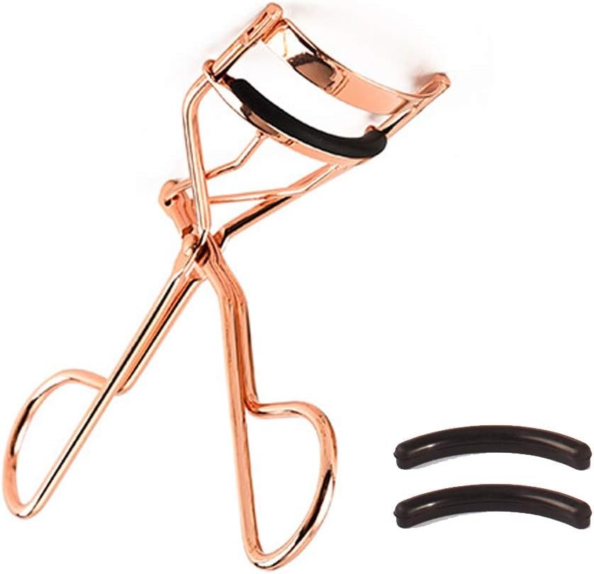 Professional Makeup Tool for Eyelashes with 2 Replacement Silicone Refill Pads