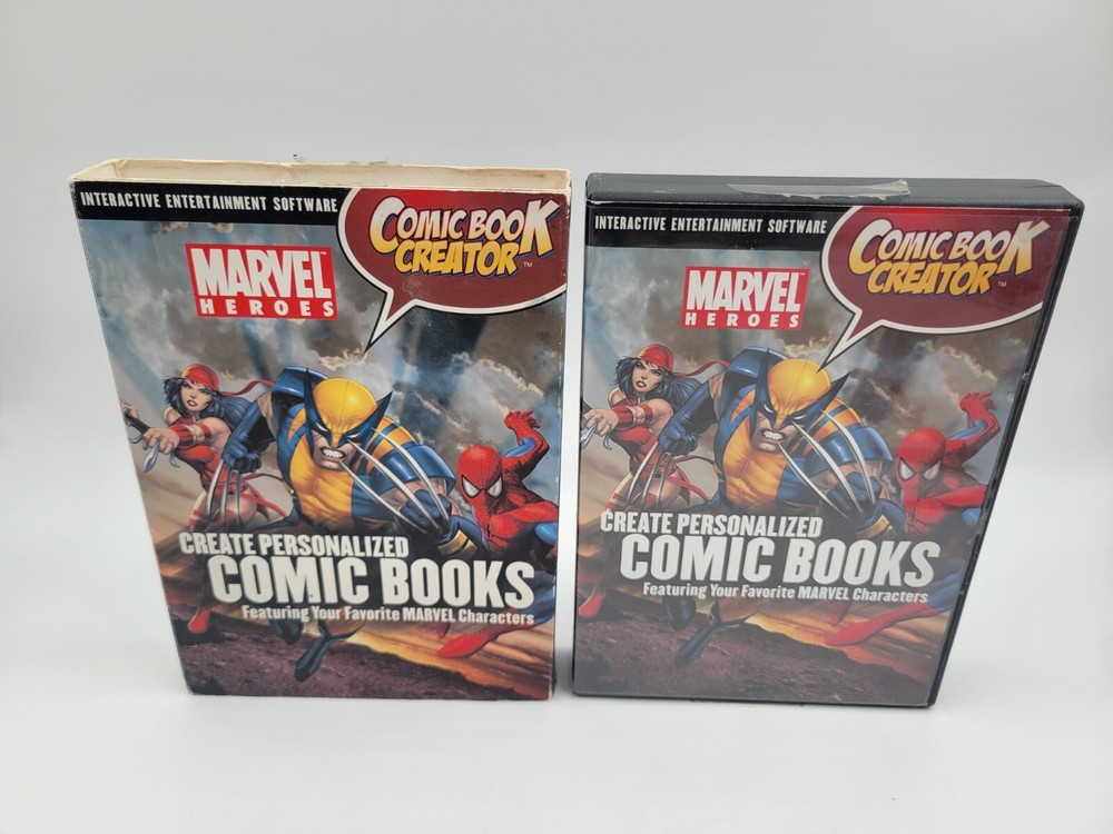 Marvel Heroes Comic Book Creator PC CD-ROM Planet Wide Games Create Comic Pages!