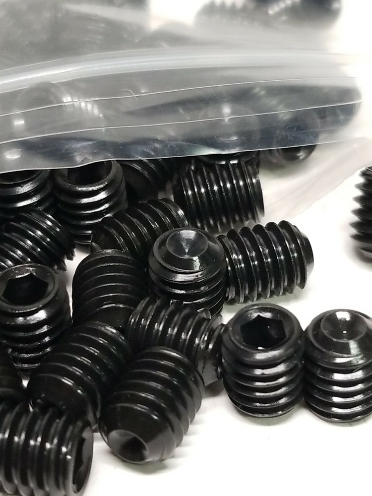 5/16-18 x1/2" Socket Set Screw, Black oxide, Cup point (20). Ships First Class.