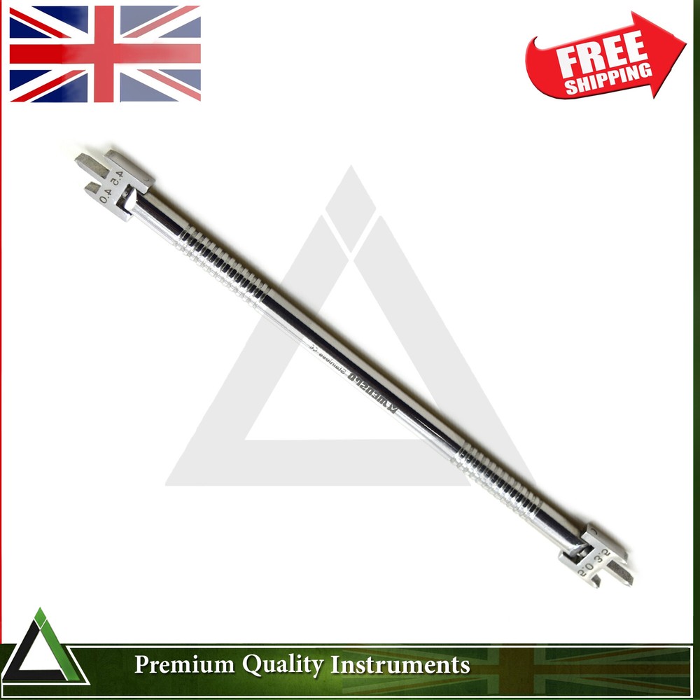 Orthodontic Dental Bracket Height Positioning Gauge Adjustable Movable Head New