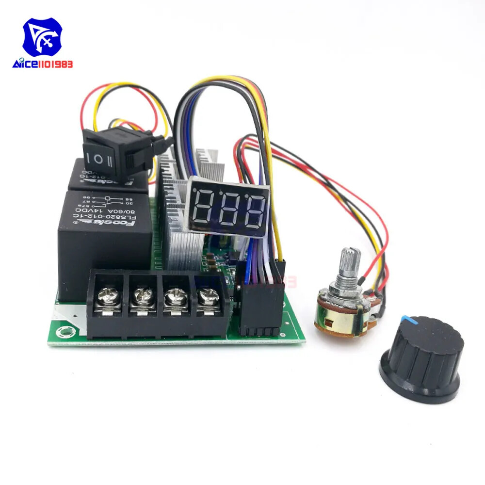 PWM DC Motor Speed Controller DC 10 -50V Digital 0 -100% Adjustable Drive Module