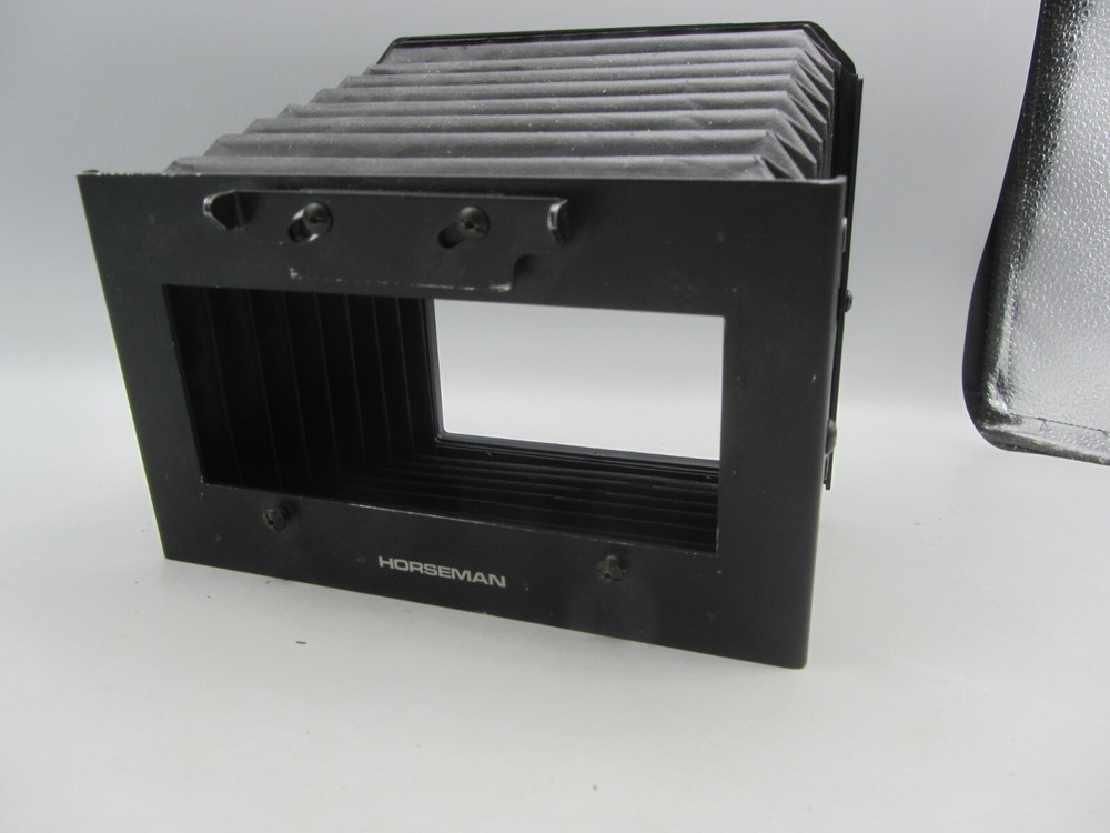 Vintage Large Format Camera Horseman Binocular Loupe Bellows Attachment