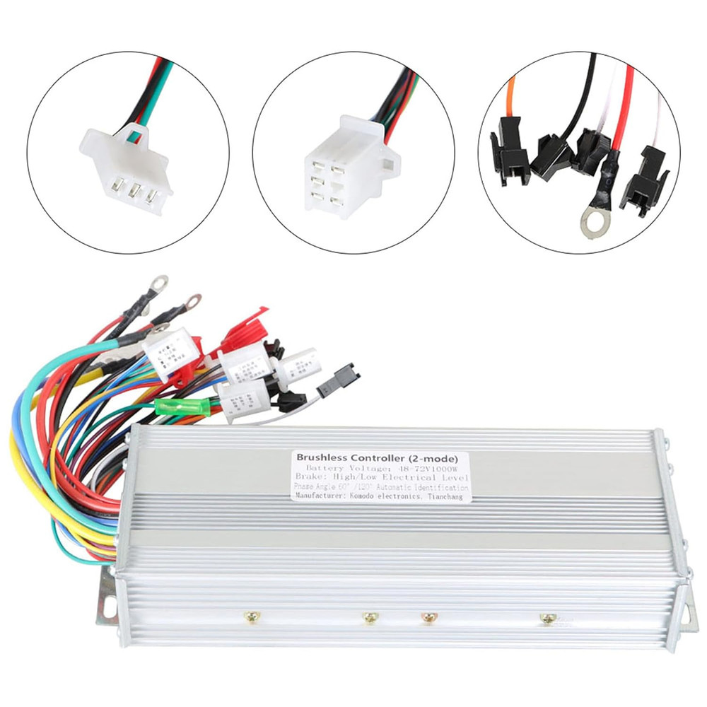48-72V Brushless Motor Speed Controller DC 1000W Scooter Controller Rep