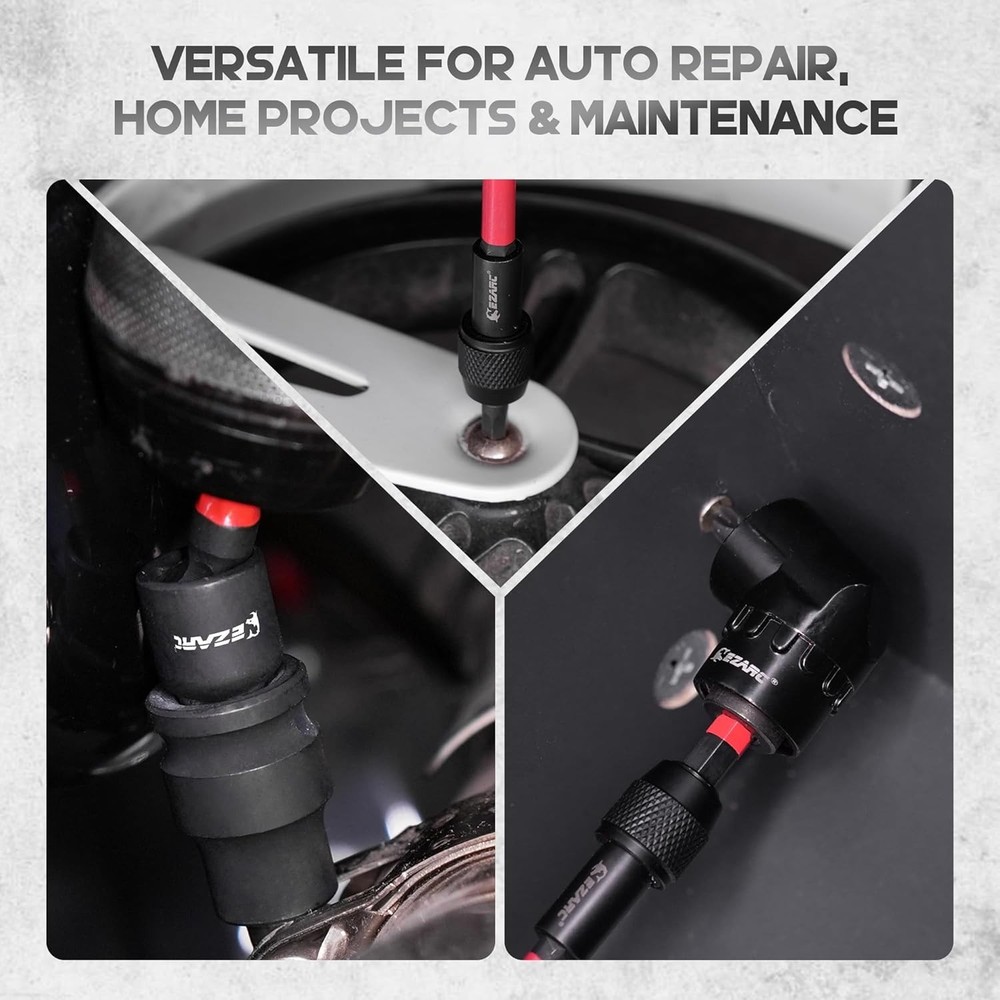 EZARC 14PC Impact Socket Adapter Set, 1/4",3/8",1/2" Square Drive Socket Adap...