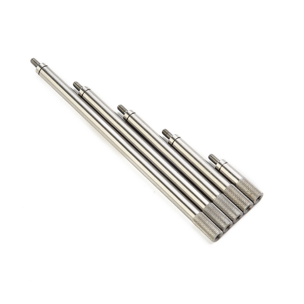 5pcs Indicator Dials Digital Indicator Extension Stem Rod HSS Set Accessories