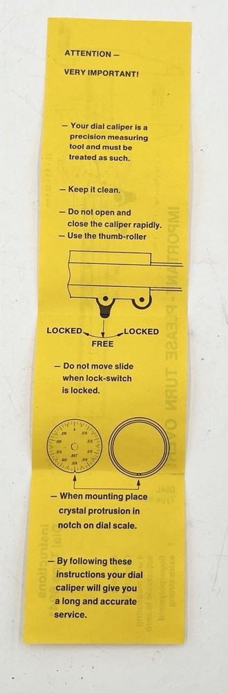 RCBS Dial Type 6941 Caliper - FOR PARTS - DOES NOT WORK