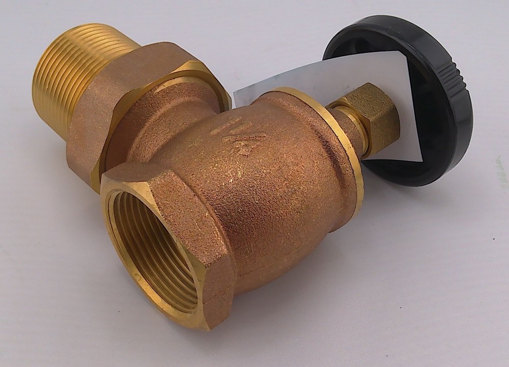 1 1/4” Angle Steam Radiator Valve Threaded Connection shutoff