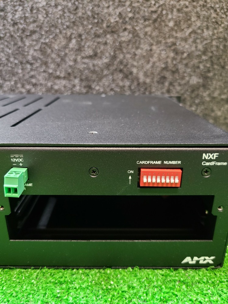 AMX NXF Cardframe Card Frame 12 Slot Front Access Integration Controller