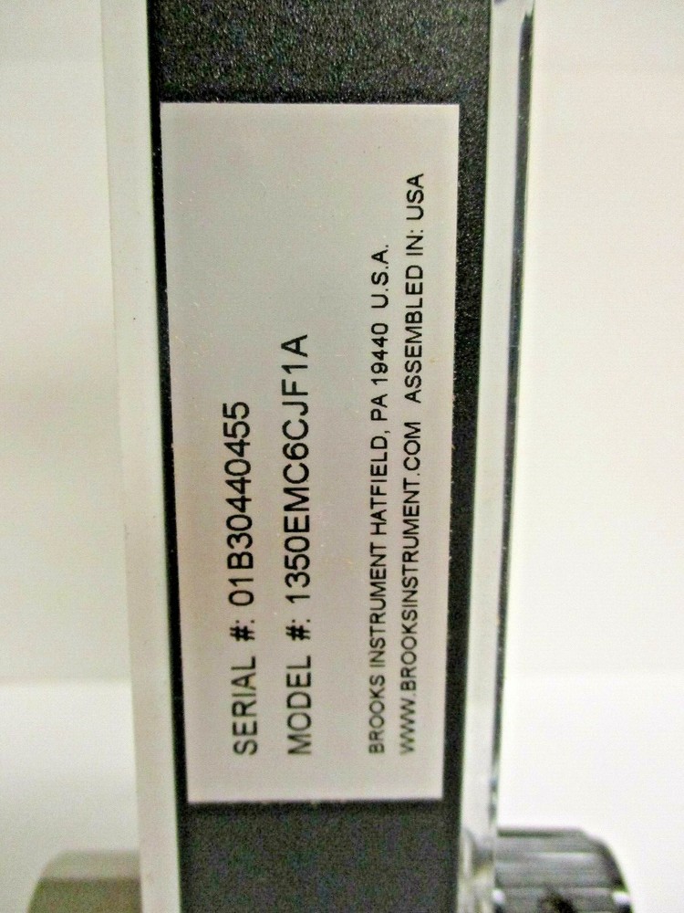 BROOKS SHO-RATE FLOWMETER, 1350EMC6CJF1A