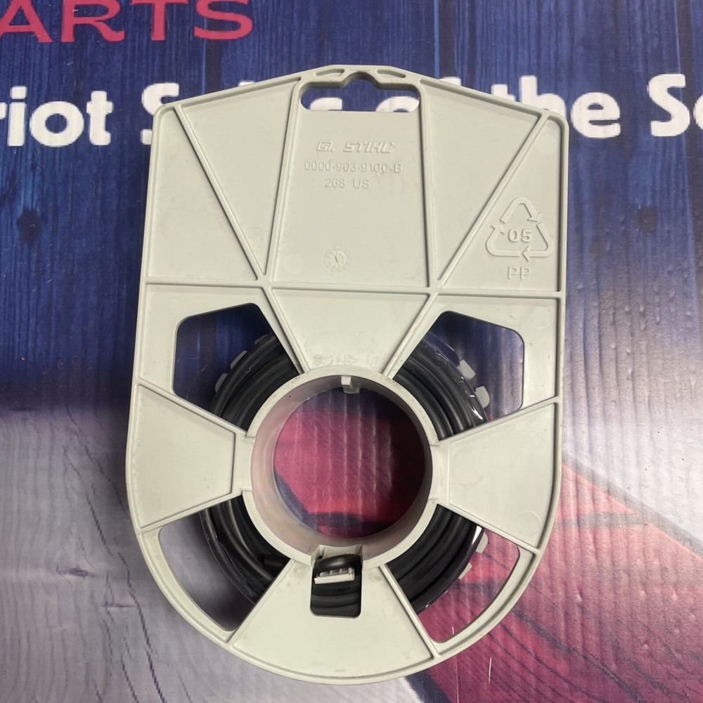 Packed Coils, 25 ft of .130" Black