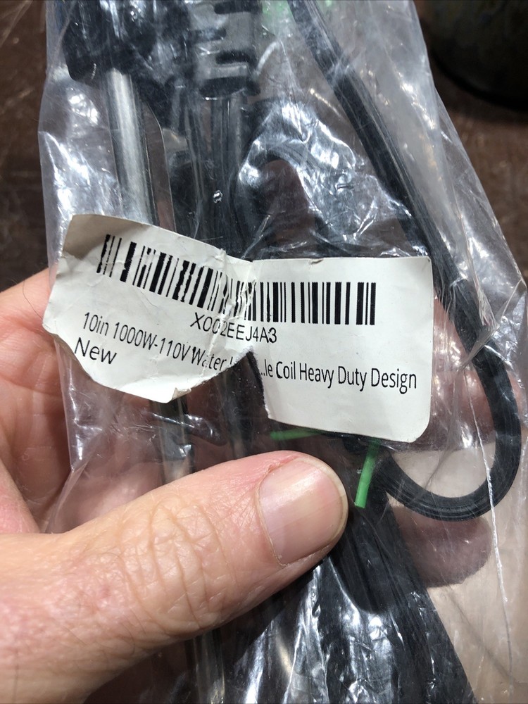 1000W-110V Immersion Water Heater-10in Electric Water Heater, Portable Submer...