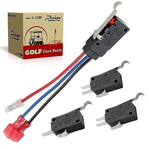 Golf Cart Micro Switch Kit for Club Car DS/Precedent 1999+, Forward Reverse