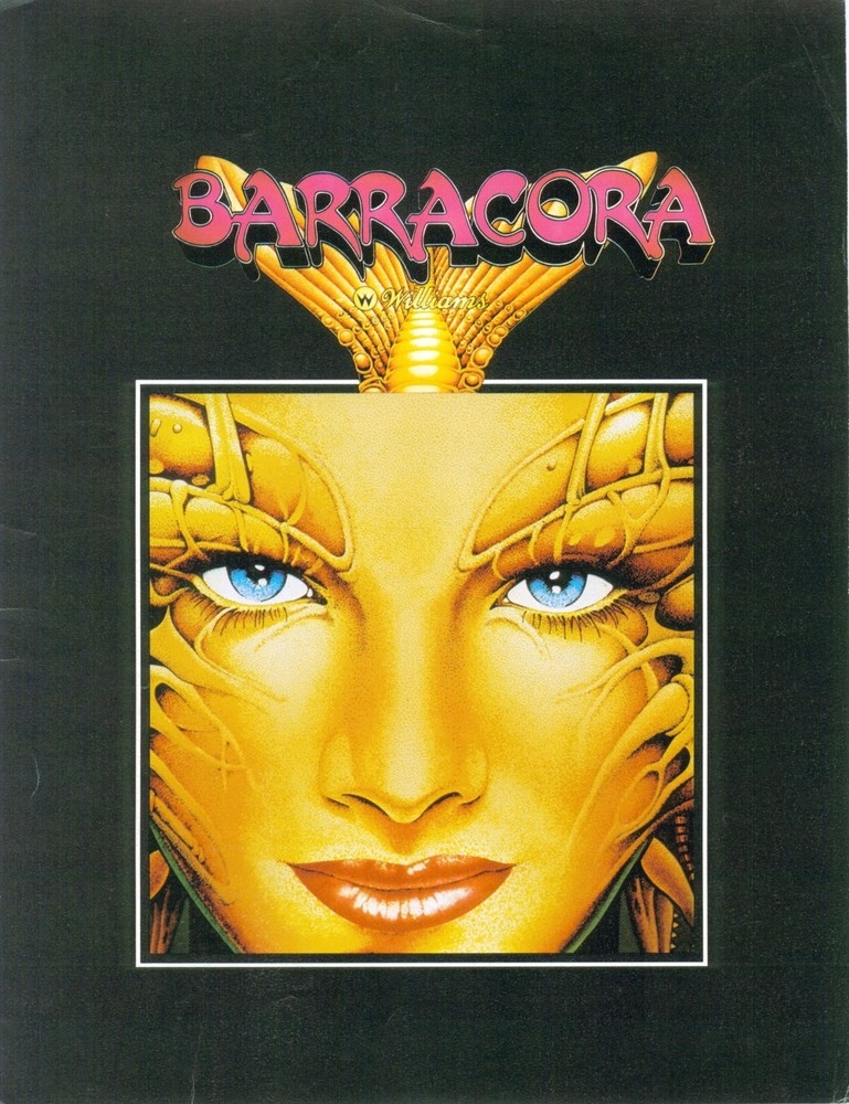 1981 WILLIAMS BARRACORA PINBALL FLYER