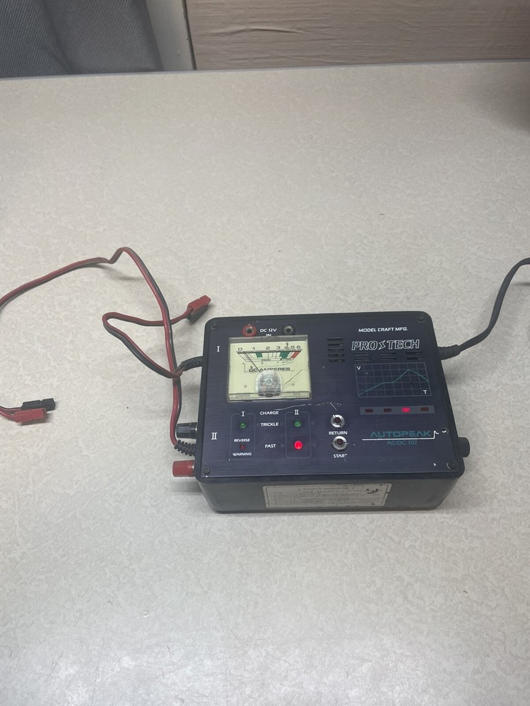 Pro Tech Model Craft MFG Autopeak AC/DC 707 Charger - Working