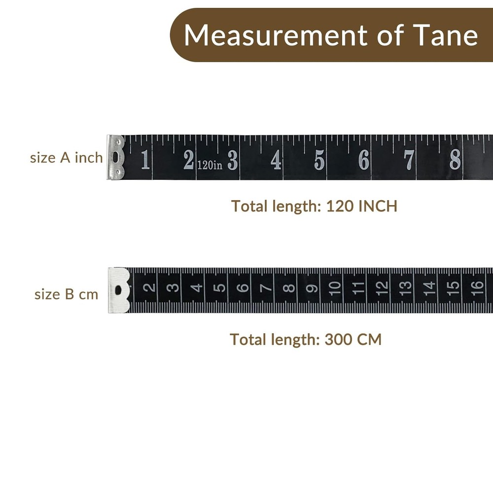 2 Pack Sewing Tape Measure120Inch/300Cmdouble