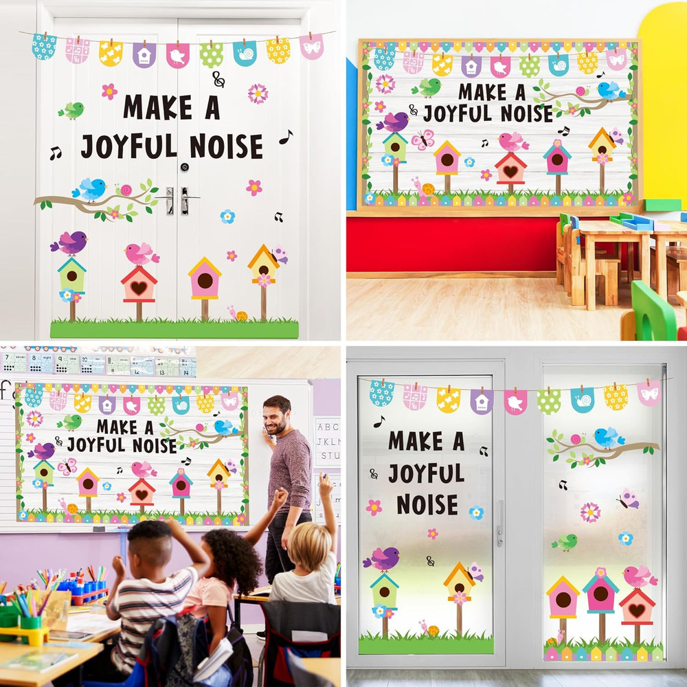 Spring Bulletin Board Decorations Spring Classroom Make a Joyful Noise Spring Bu