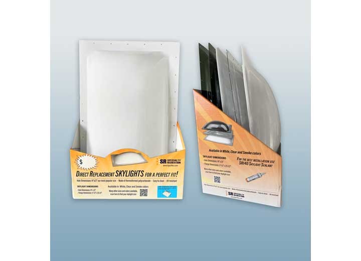 Specialty Recreation SL1422BX Skybox 14" x 22 Skylight Retail Display - 5 Pack