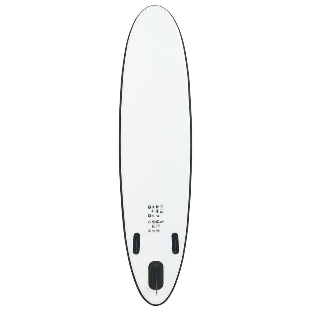 Inflatable Stand Up Paddleboard Set Black and White