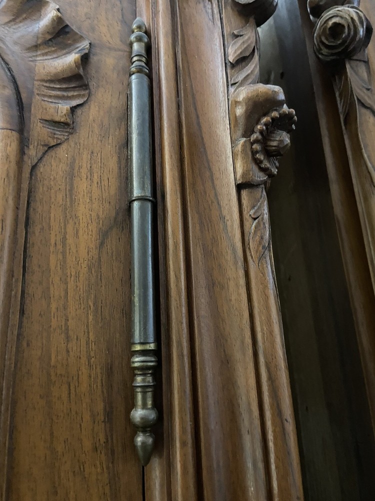 1800’s Solid Wood Antique French Armoire