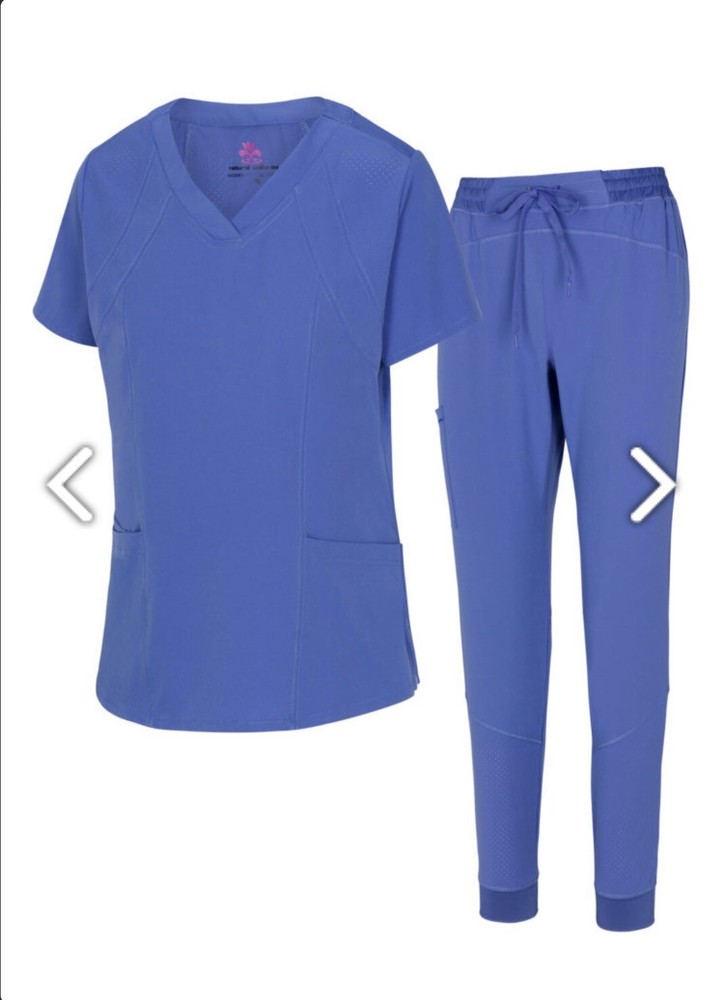 scrub sets women stretch jogger