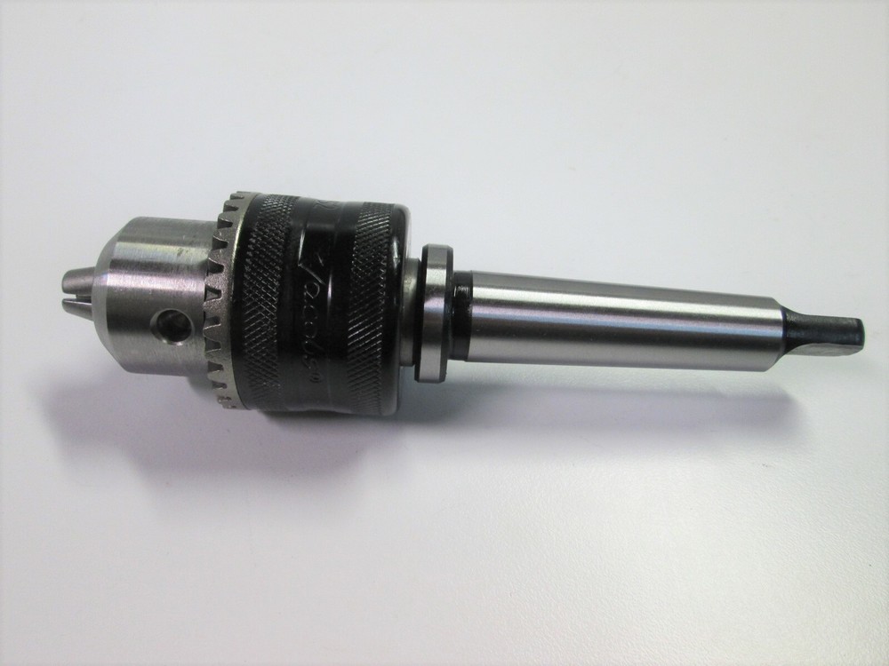 Jacobs 1/2" Drill Chuck Wood Lathe Accessory MT2 Morse Taper Arbor Adapter