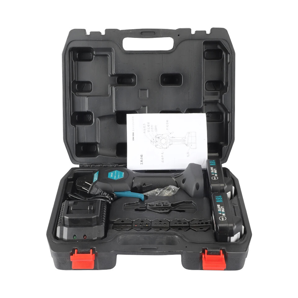 Premium Lightweight Cordless Wire Crimper Battery Powered Cold Crimping Tool