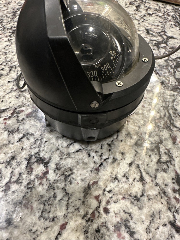 Ritchie powerdamp bracket mount sailboat compass With Holder (pic)