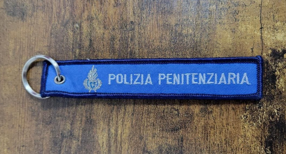 POLIZIA PENITENZIARIA Keychain Holder With Patch Attached