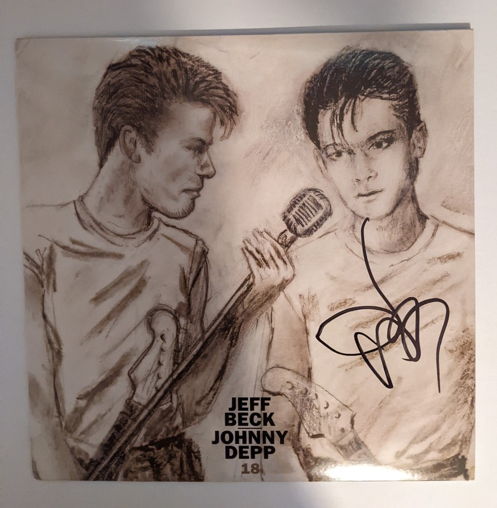 JOHNNY DEPP signed autographed "18" vinyl lp IN PERSON