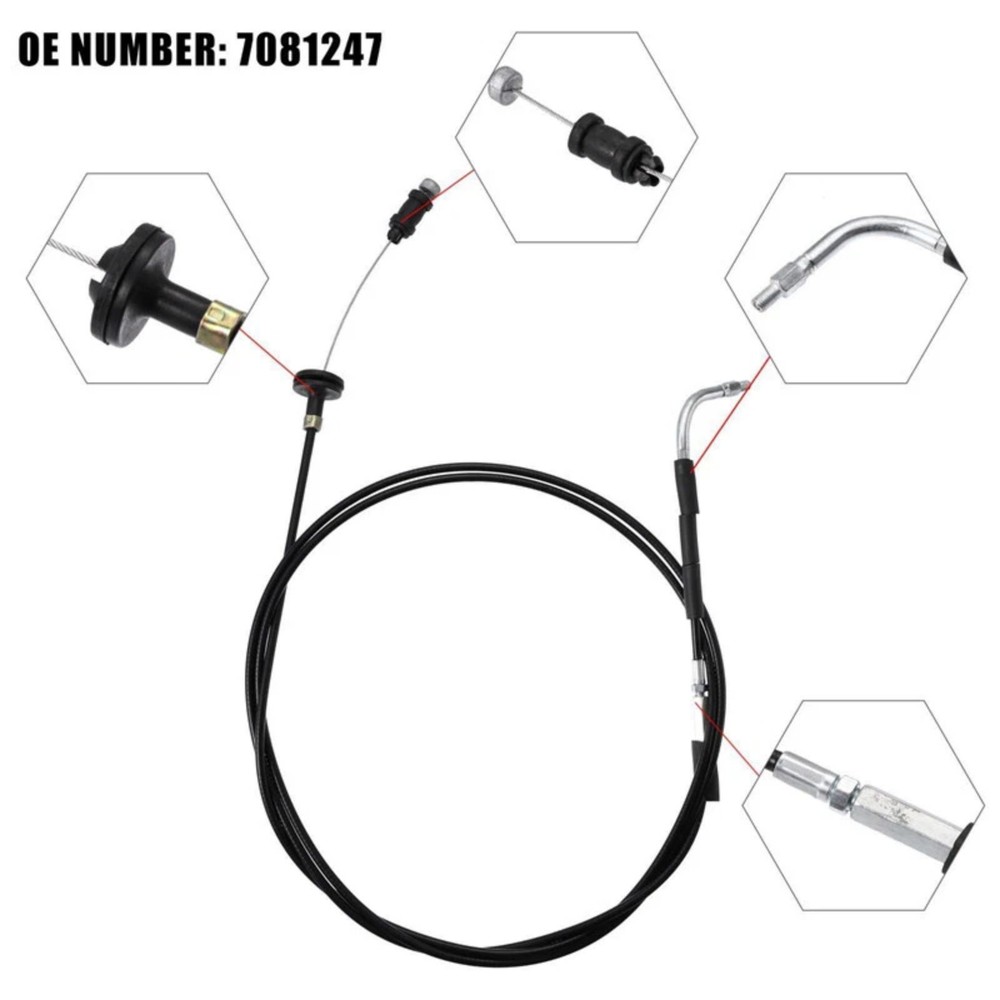 Genuine 7081247 UTV Throttle Cable Replacement for Polaris 2005-2009 All Options