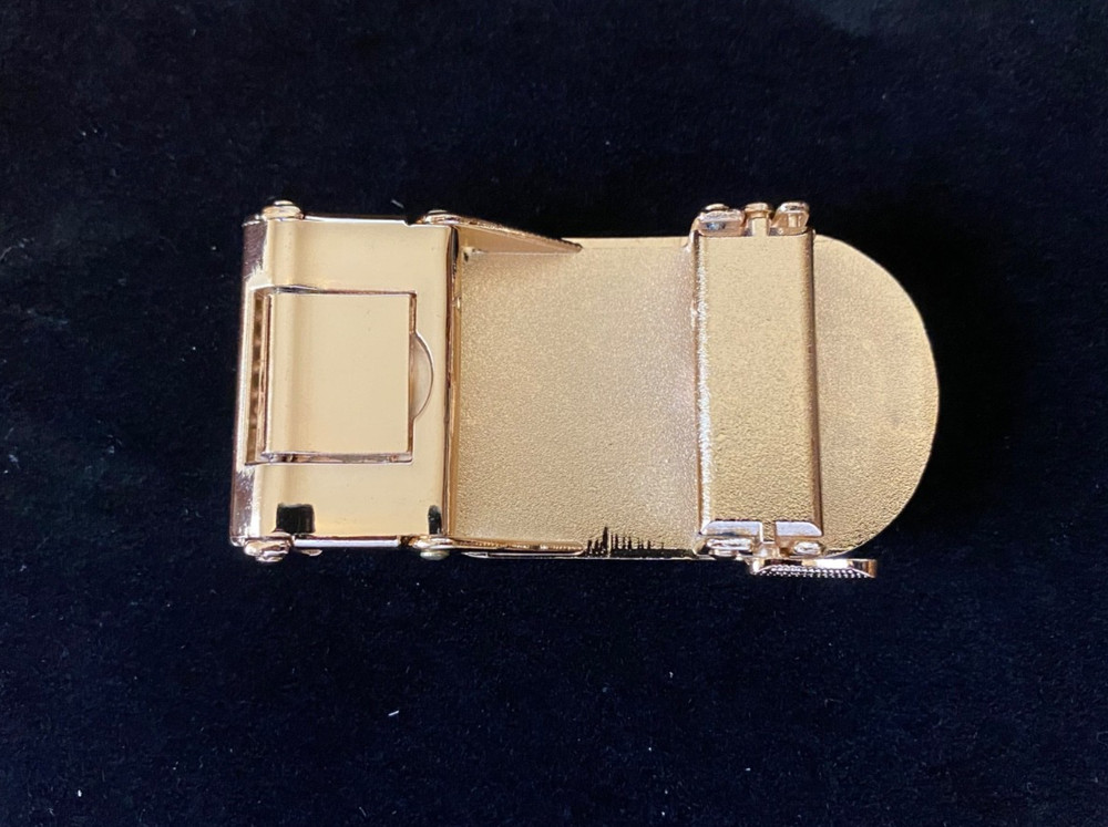Beautiful Gold/Black Prada Belt Buckle Only
