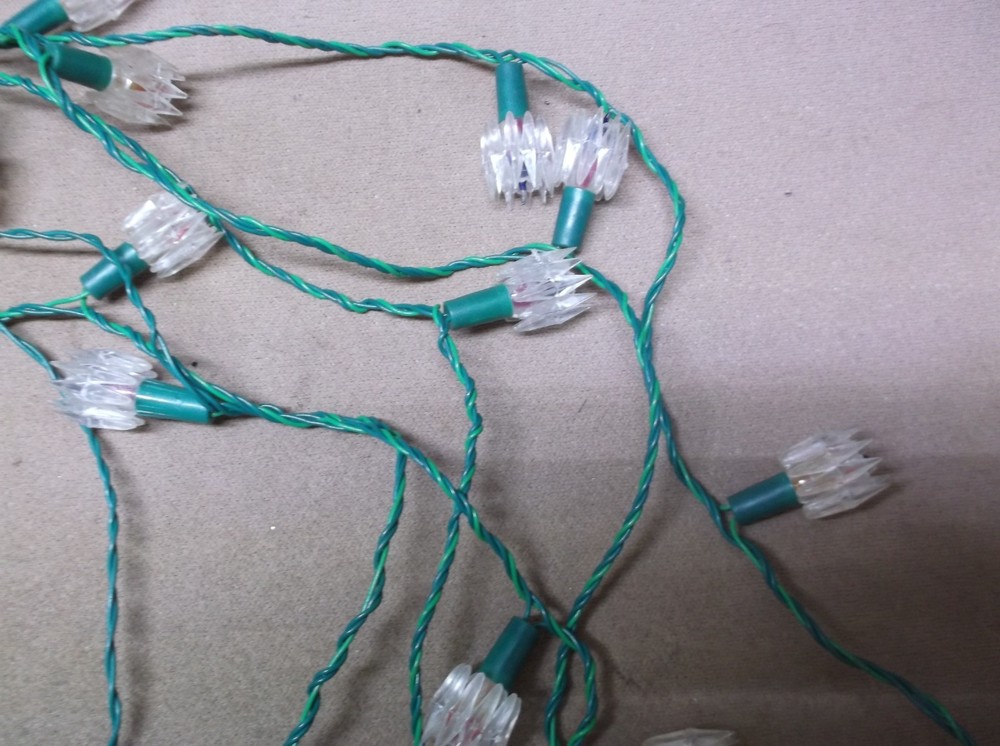 DECORATIVE CHRISTMAS X-MAS TREE MULTI COLORED LIGHT STRING 20 FOOT