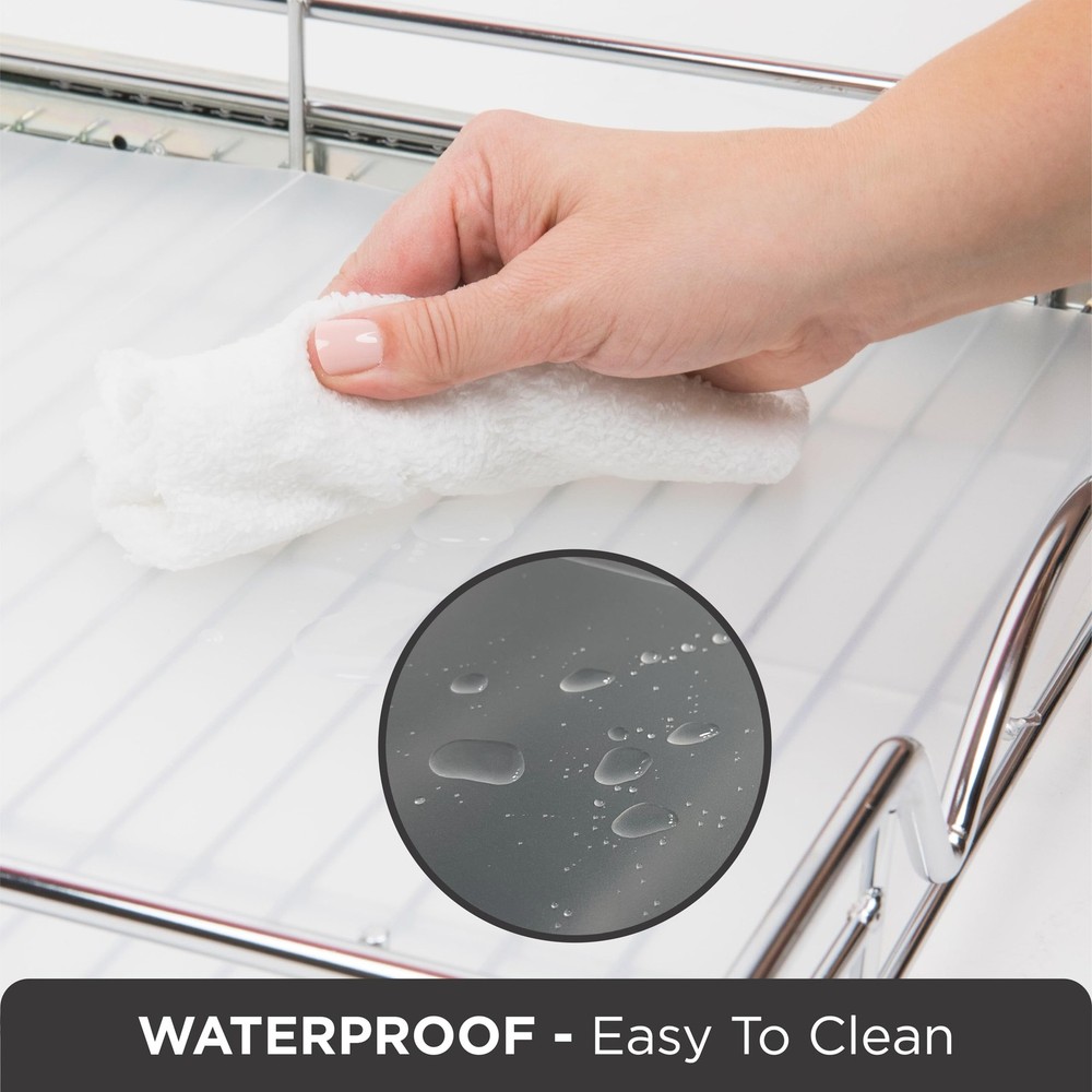 HOLDN' STORAGE Hard Plastic Liner for Pull Out Shelf, Fits Pull Out Cabinet O...