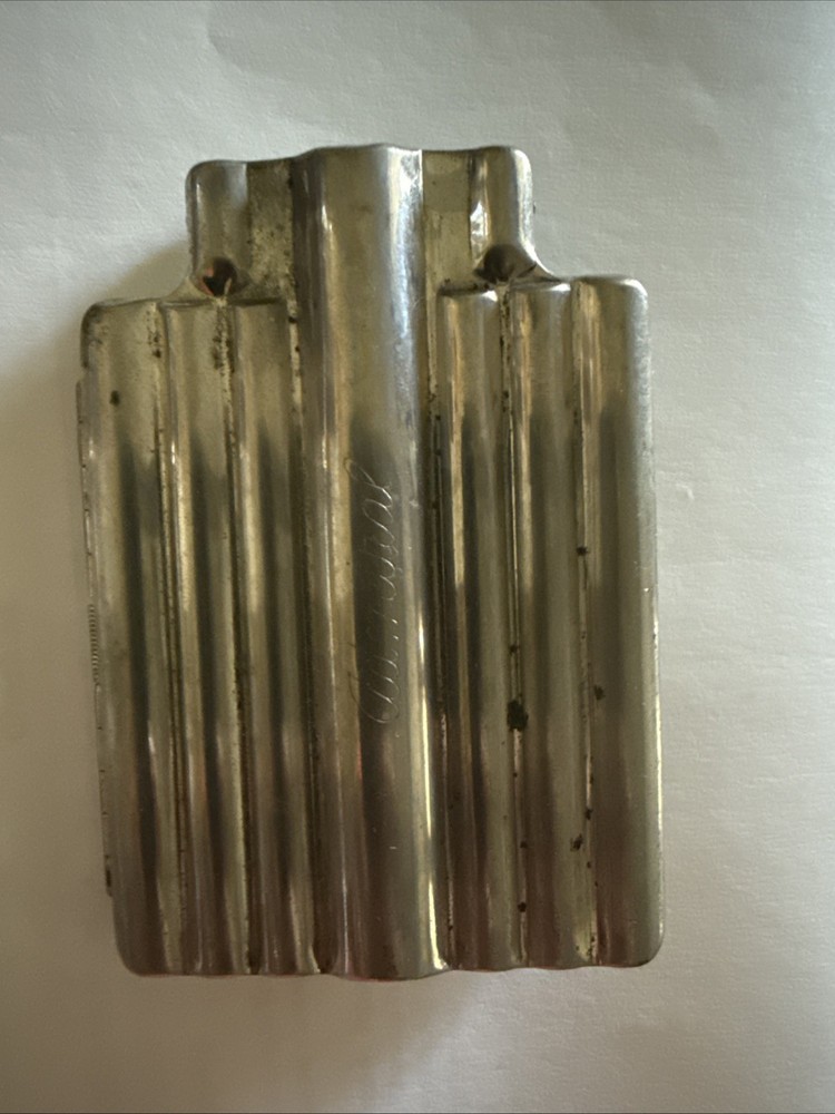 German Silver Art Deco Admiral Syringe Holder