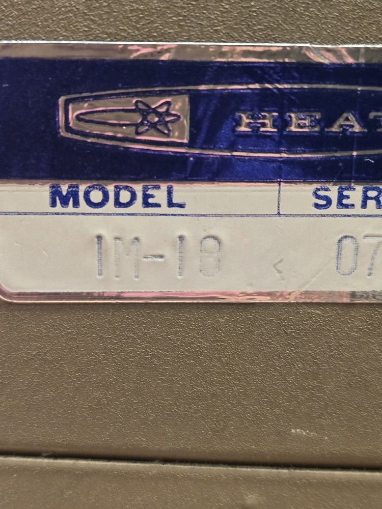 Heathkit VTVM IM-18 Working!