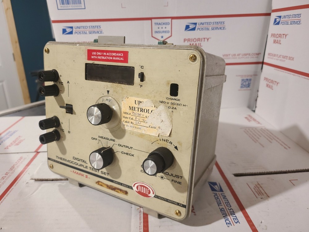 BIDDLE INSTRUMENTS 720350-1, Digital Thermocouple Test Set