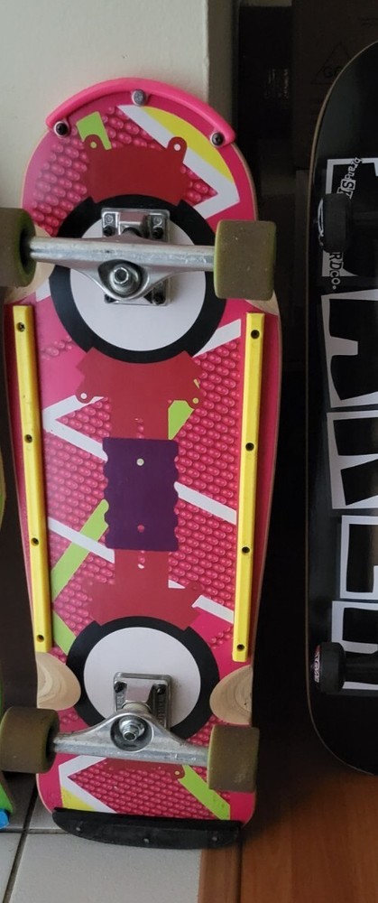BTTF Hoverboard Custom Printed Skateboard + Griptape 7 Ply Tony Hawk Shape