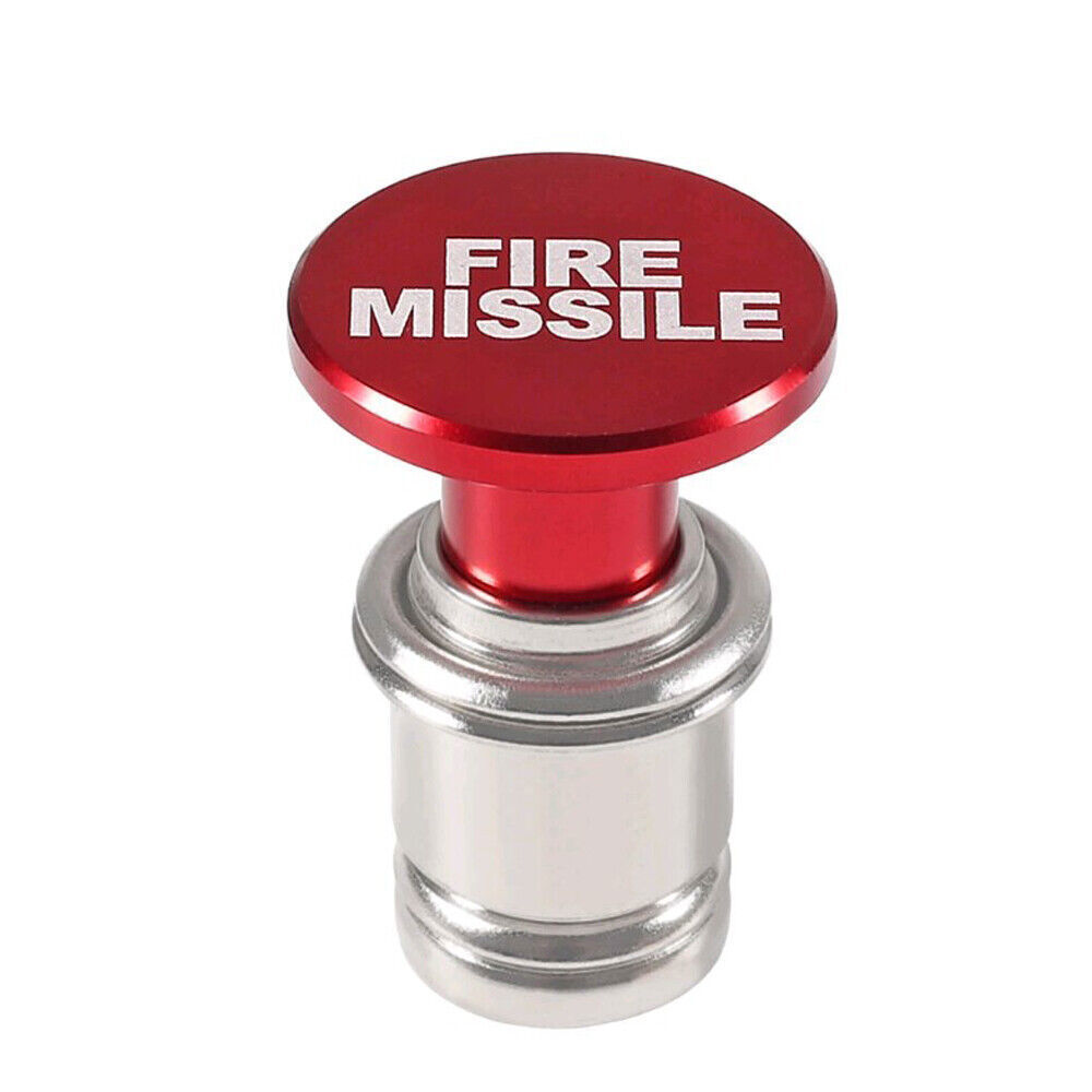 FIRE MISSILE EJECT Car Cigarette Lighter Replace Dustproof Plug Cover Aluminum