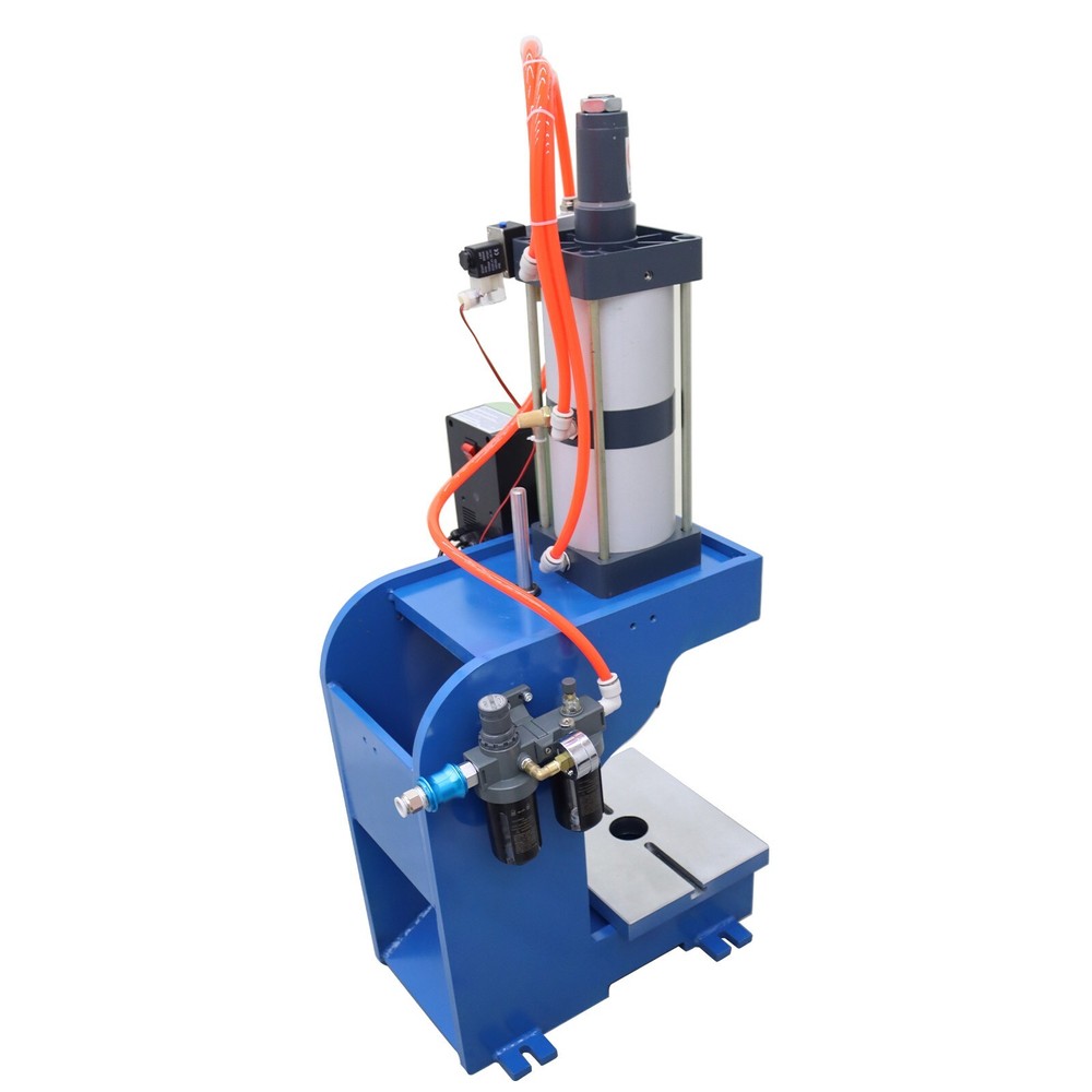 110V Pneumatic Punch Press Machine 3306lb/1500kg with Controller Double Button