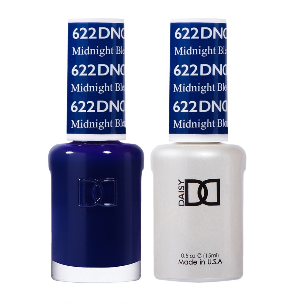 DND - Gel Polish & Matching Nail Lacquer - 622 Midnight