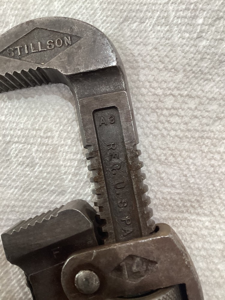 Vintage Walworth #14 Stillson Pipe Wrench