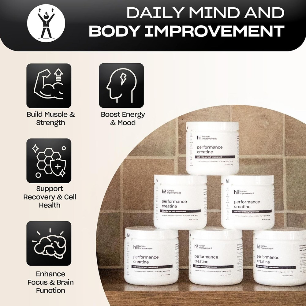 Human Improvement Performance Creatine (Exp 03/27) 30 Servings