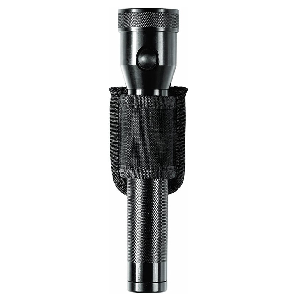 Outdoors Duty Belt Open Top D Cell Compact Light Holders Nylon Weave Pu...