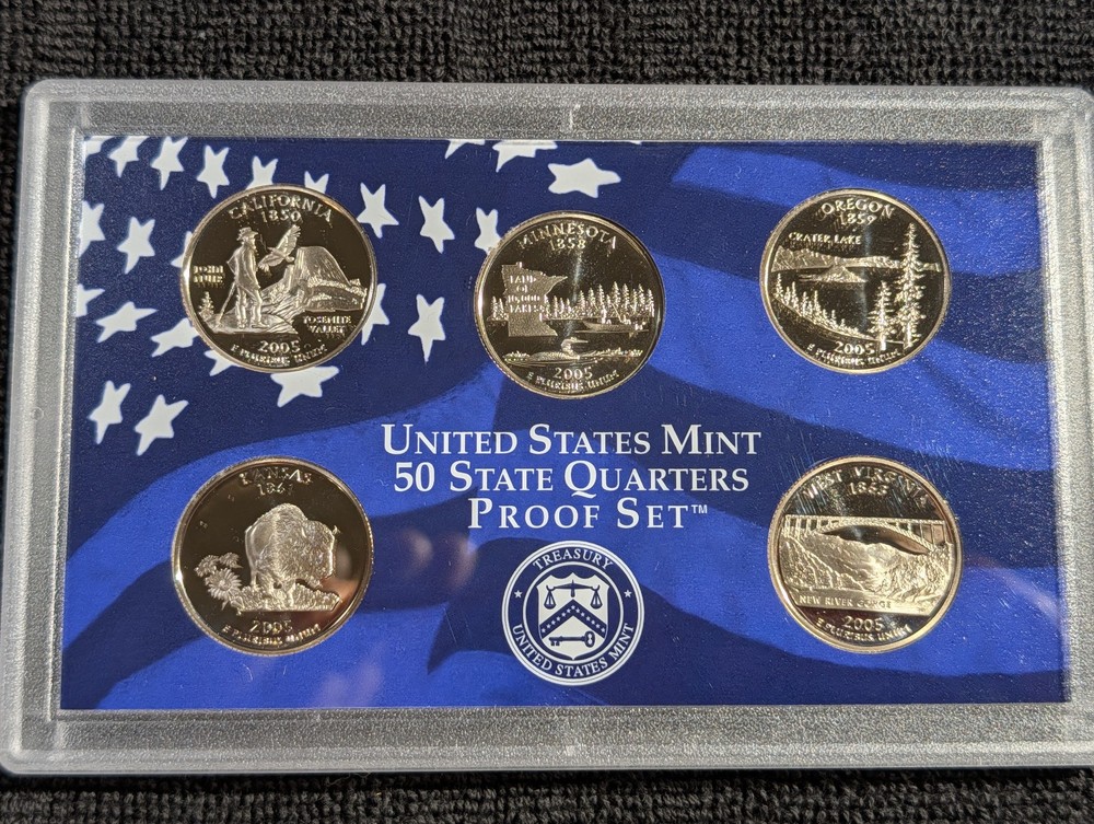2005 US Proof set OGP COA