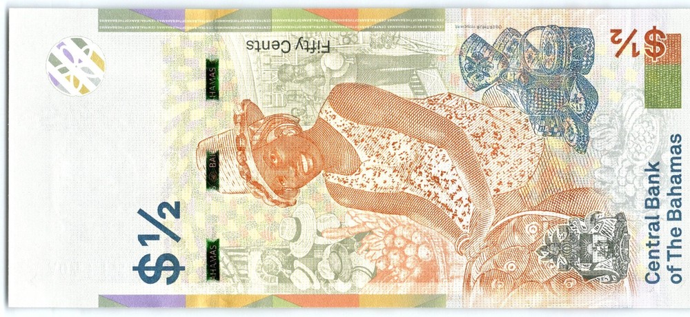 Bahamas - 1/2 Dollar (50 Cents) - 2000 - WPM# A041127