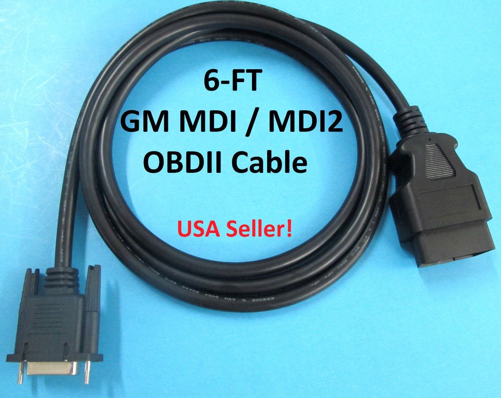 GM MDI MDI2 Multiple Diagnostic Interface OBDII OBD2 DLC Cable 3000211 EL47955-4