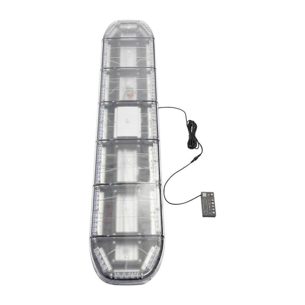 60" 104 LED Strobe Light Bar Amber Emergency Light Beacon Warning Tow Car Trucks