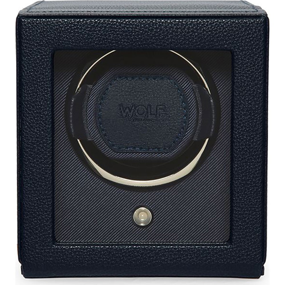 WOLF Cub Single Watch Winder Navy Blue 461117 NIB