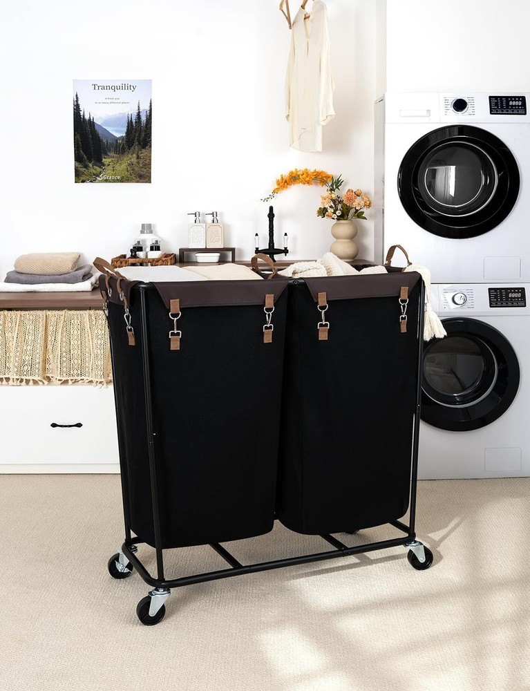 Multi-Functional Clothes Sorter with 2 Sections, Perfect for Organization