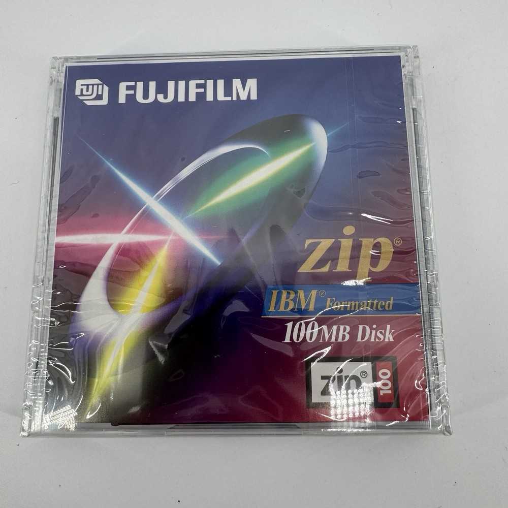 Fujifilm 100MB IBM Formatted ZIP DISK - NEW SEALED